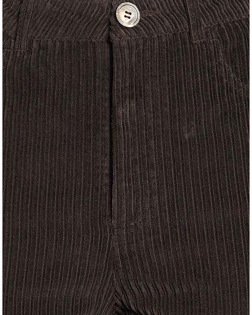 Maliparmi Gray Pants Cotton, Elastane