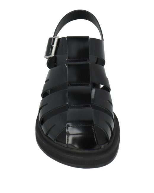 AMI Black Sandals