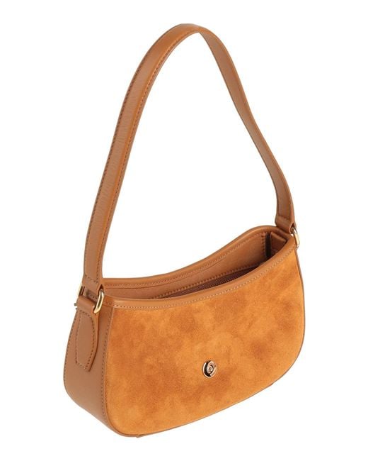 McQueen Brown Handbag Leather