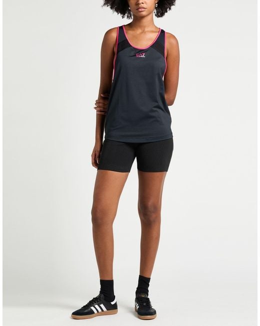 EA7 Black Tank Tops
