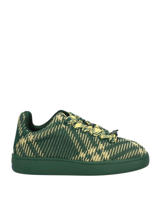Burberry Sneaker -Kontrollkästchen mit Überprüfung der Verarbeitung in Green für Herren