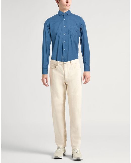 Camisa Massimo Alba de hombre de color Blue