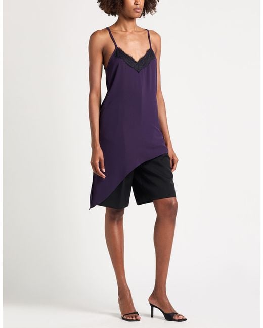 Shirtaporter Purple Top Polyester