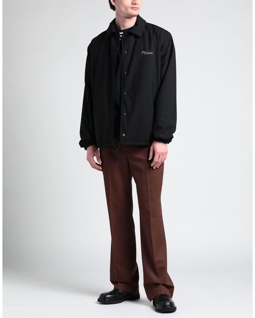 MSGM Black Jacket for men