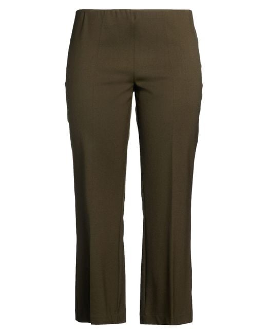 P.A.R.O.S.H. Green Pants Virgin Wool, Elastane