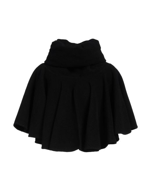 Rick Owens Black Cape Cashmere