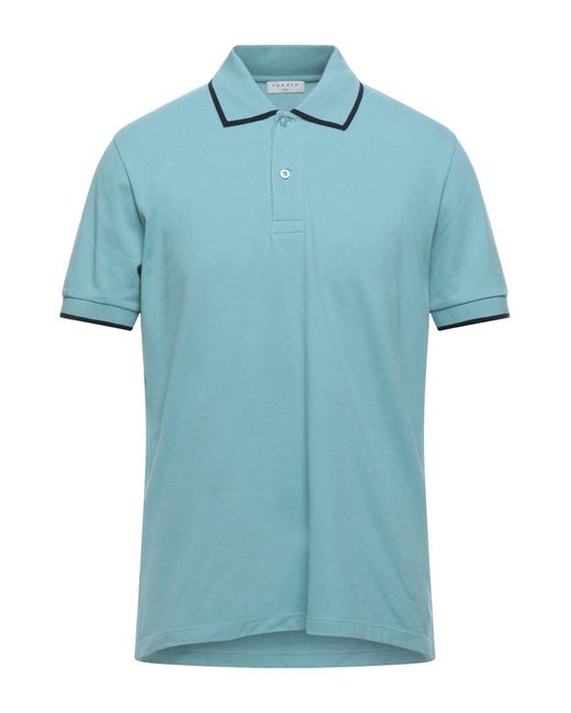 Sandro Polo Shirt in Turquoise (Blue) for Men - Lyst