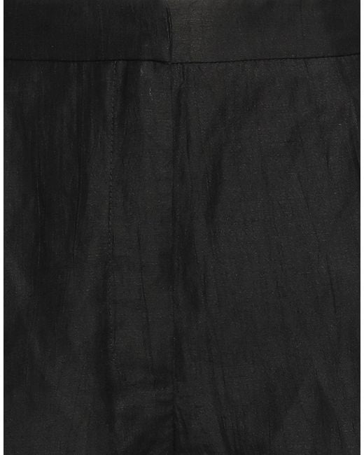 Alpha Studio Black Shorts & Bermuda Shorts
