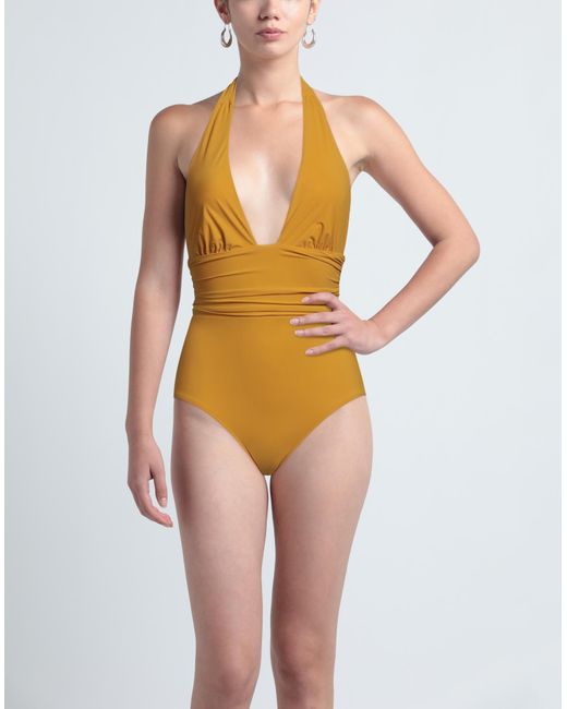 Siyu Metallic One-piece Swimsuit