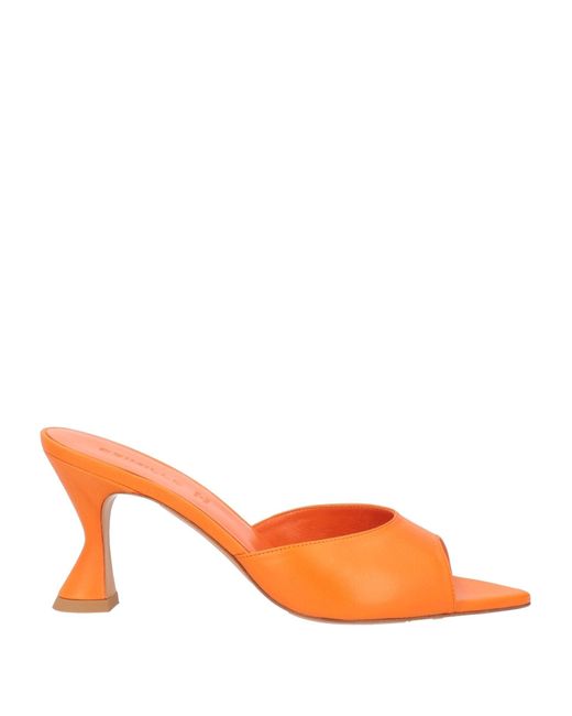 Deimille Orange Sandals