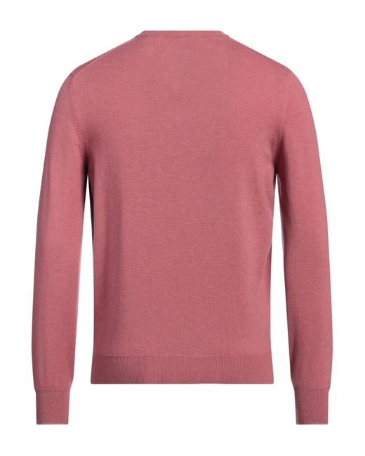 Brunello Cucinelli Pink Sweater Cashmere for men