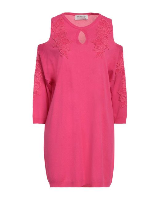 ERMANNO FIRENZE Pink Mini Dress