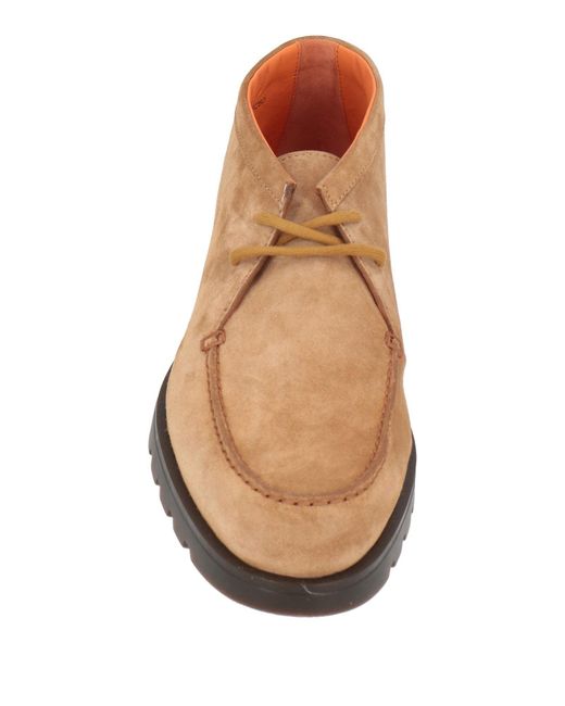 Santoni Brown Ankle Boots for men