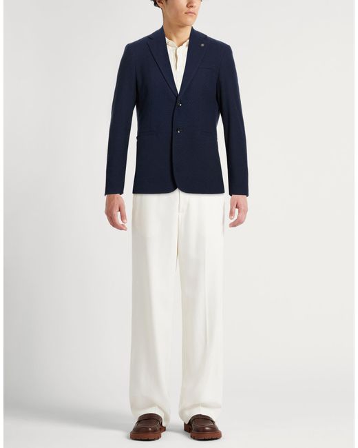 Officina 36 Blue Blazers for men