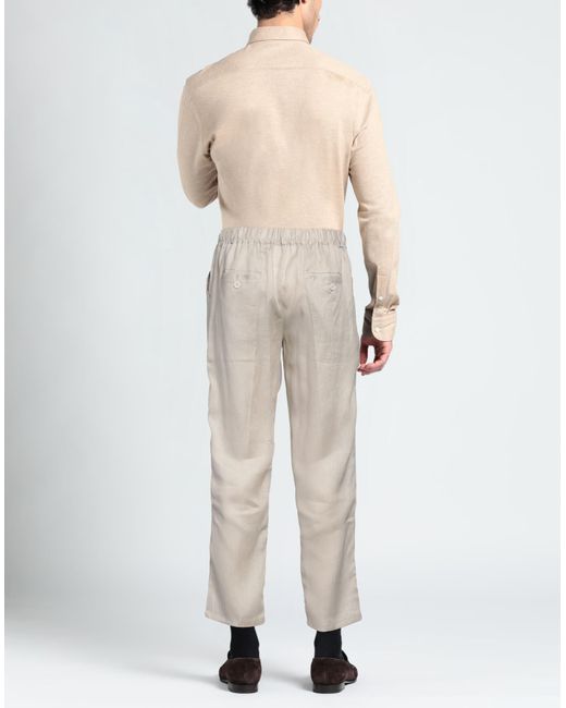 Franzese Collection White Pants Linen for men