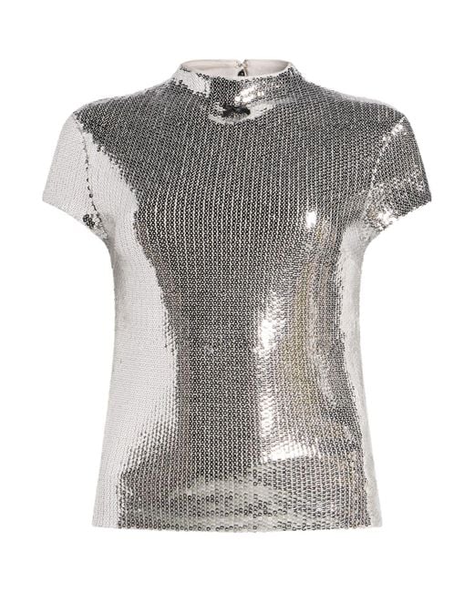 ROTATE BIRGER CHRISTENSEN Gray Top