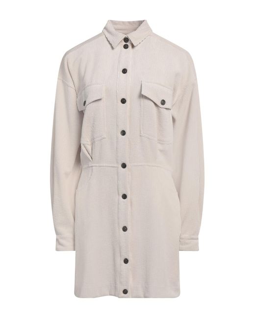 8pm White Mini Dress Polyester, Nylon, Elastane