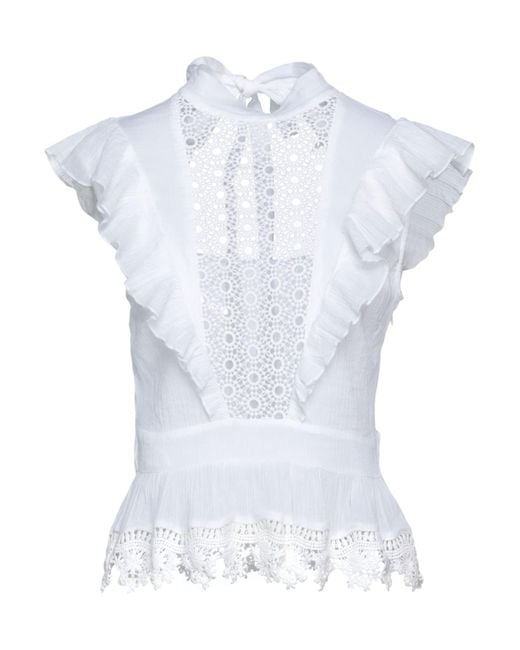 Guess Blue Top Cotton