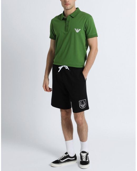 Emporio Armani Black Shorts & Bermuda Shorts for men