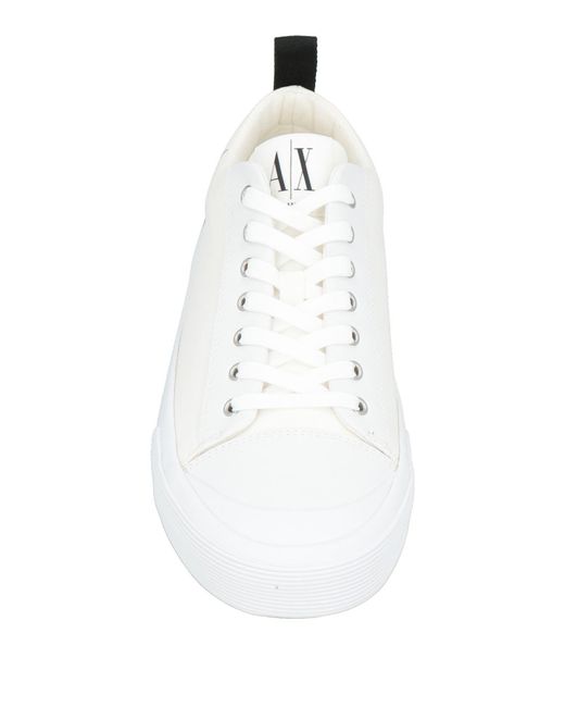 ARMANI EXCHANGE White Trainers for men