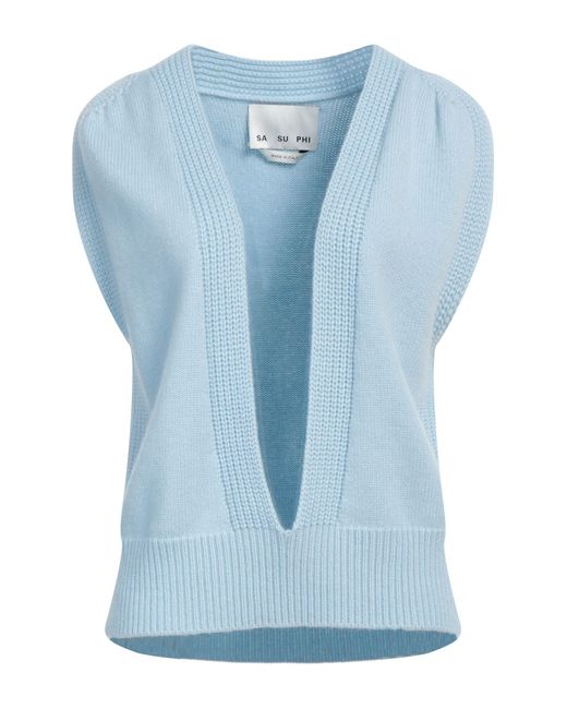 Pullover Sa Su Phi en coloris Blue