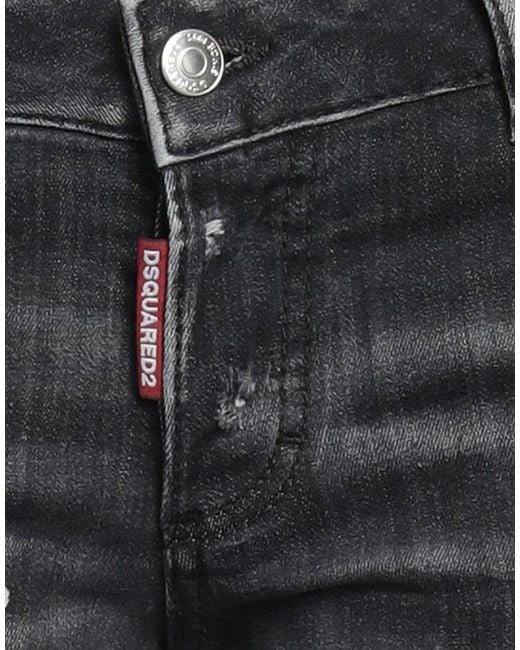 DSquared² Gray Jeans Cotton, Elastomultiester, Elastane