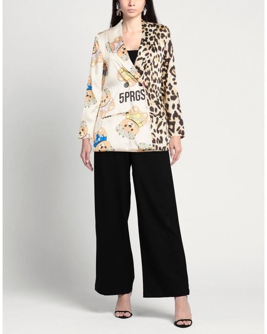 5 PROGRESS Natural Blazer Polyester