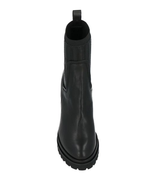 Elvio Zanon Black Ankle Boots