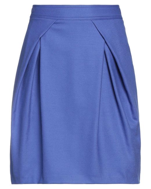 Alberta Ferretti Blue Mini Skirt