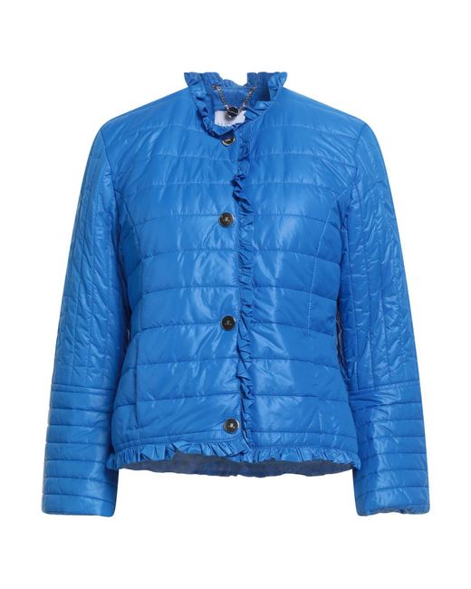 LUCKYLU  Milano Blue Bright Puffer Polyamide