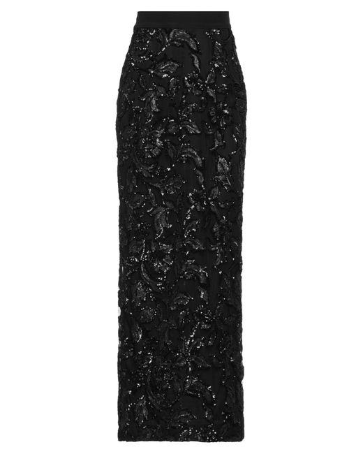 Jupe longue Elie Saab en coloris Black