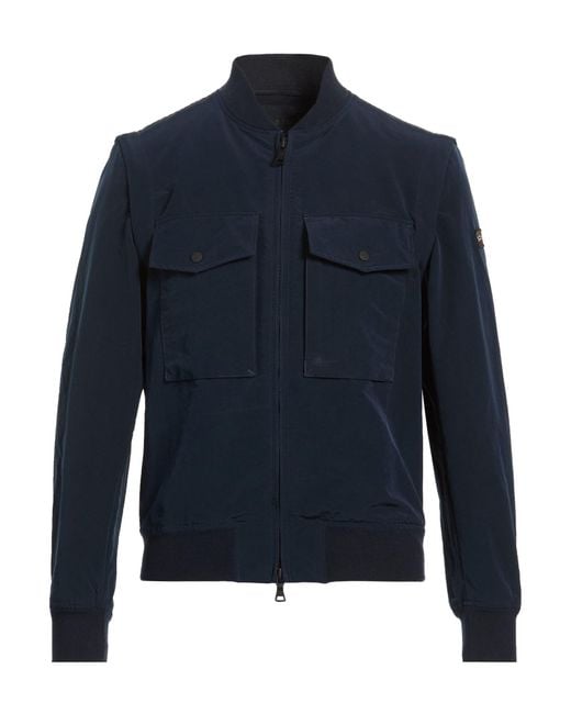 Paul & Shark Blue Jacket Polyester, Nylon for men