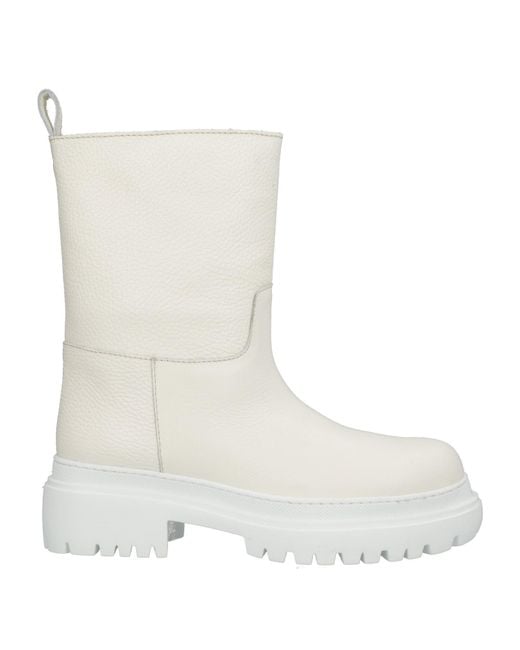 P.A.R.O.S.H. White Ankle Boots