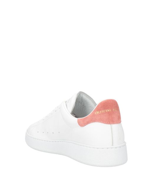 Officine Creative White Trainers for men
