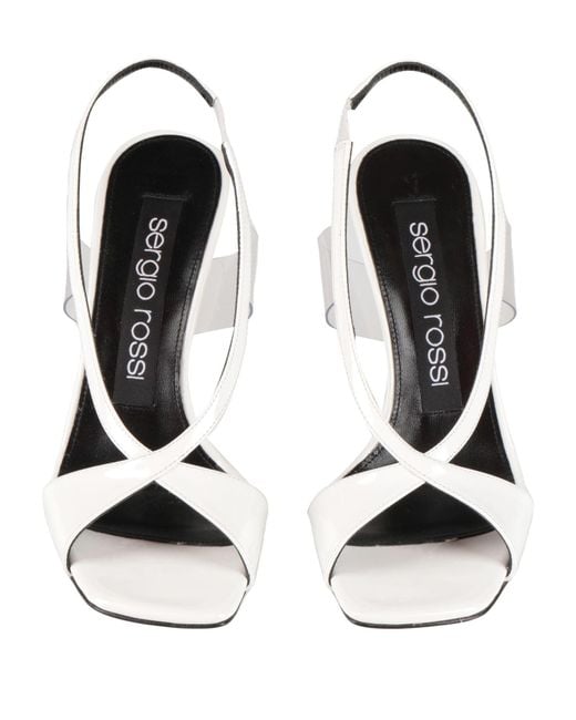 Sergio Rossi White Sandals