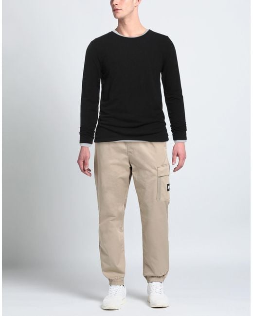 Diktat Black Sweater Viscose, Wool, Synthetic Fibers for men