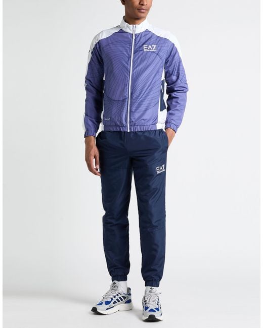 EA7 Blue Tracksuit for men