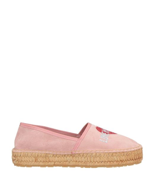 Love Moschino Pink Espadrilles