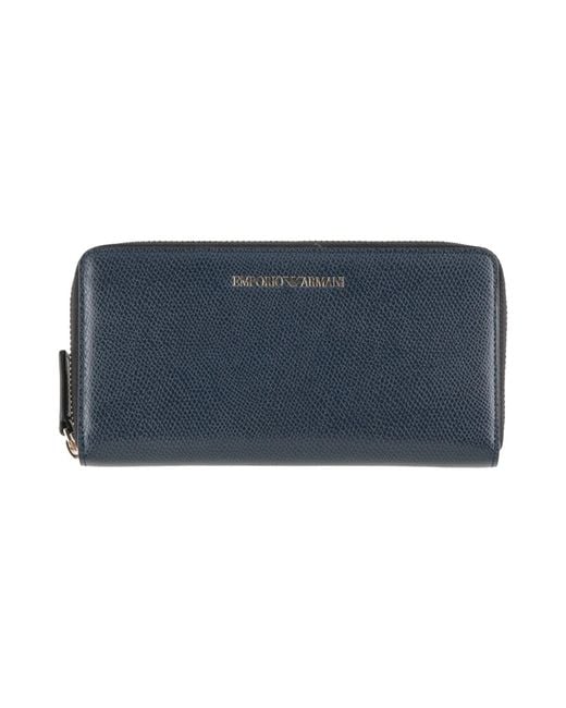 Emporio Armani Blue Wallets