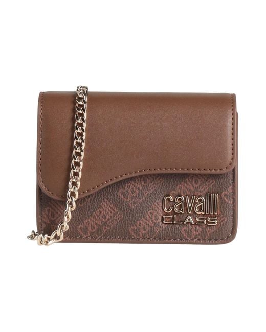 Roberto Cavalli Brown Cross-body Bag