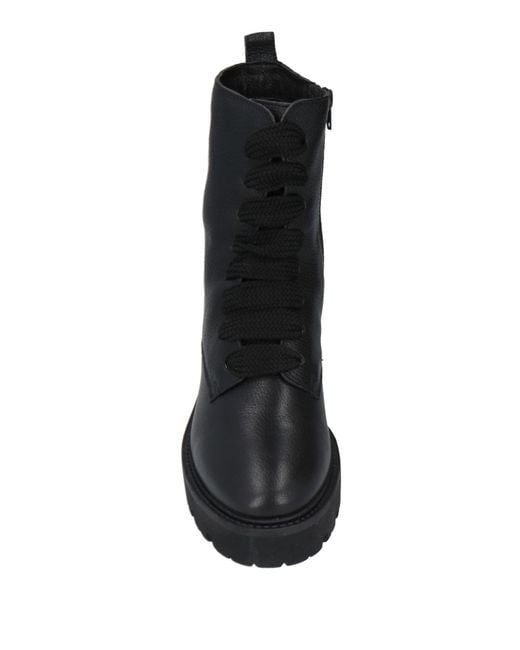 Fabbrica Dei Colli Black Ankle Boots Leather