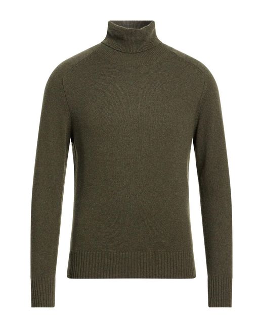 Brooksfield Green Turtleneck for men