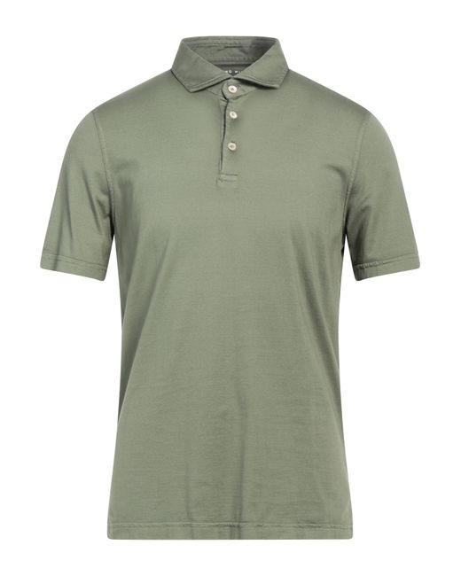 Fedeli Green Polo Shirt for men