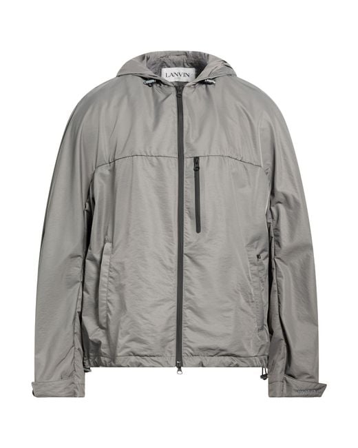 Lanvin Gray Jacket Polyamide, Polyester for men