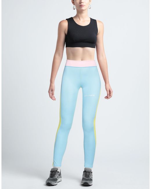 Palm Angels Blue Leggings