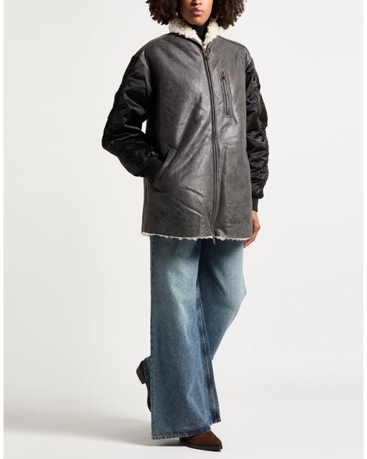 Isabel Marant Black Shearling & Teddy