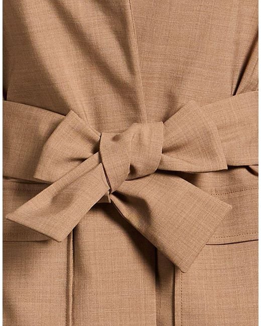 Eleventy Brown Blazer Wool, Elastane