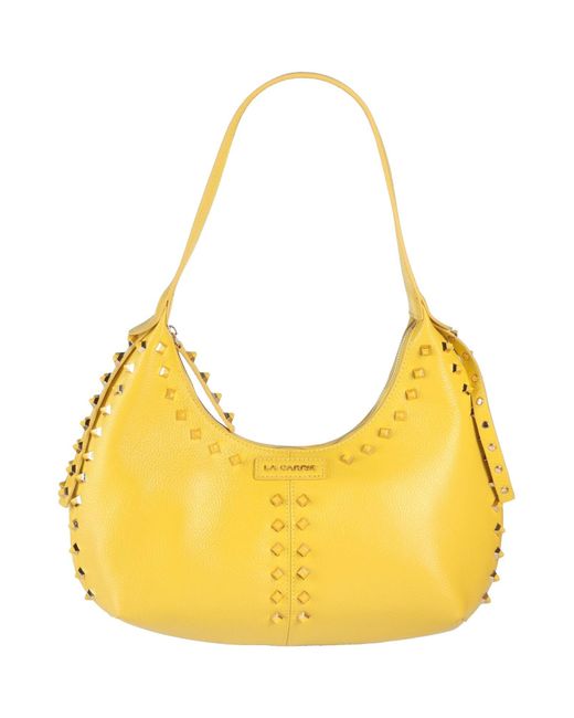 La Carrie Yellow Shoulder Bag