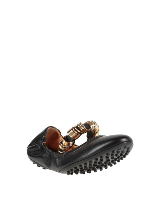 Tod's Black Ballet Flats