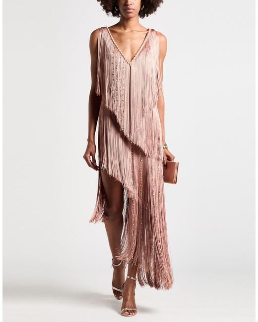 Elisabetta Franchi Pink Maxi Dress